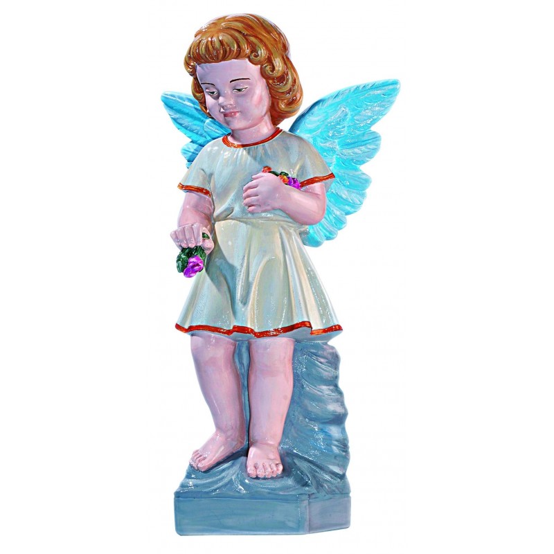 Angel Marble Statue Hand Painted