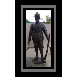 Custom Bronze Anzac Soldier