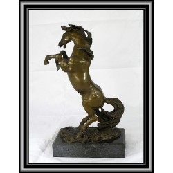 REARING HORSE STATUE
