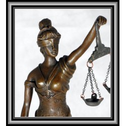 SCALES OF JUSTICE STATUE