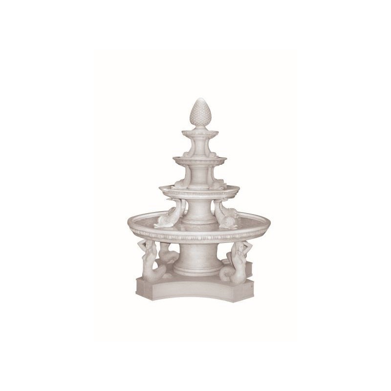 TIERED MARBLE FOUNTAIN