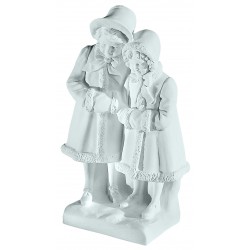 TWO GIRLS MARBLE STATUE
