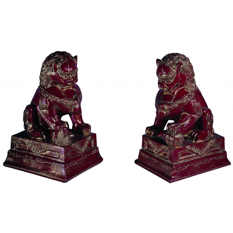 LIONS CHINESE MARBLE STATUES