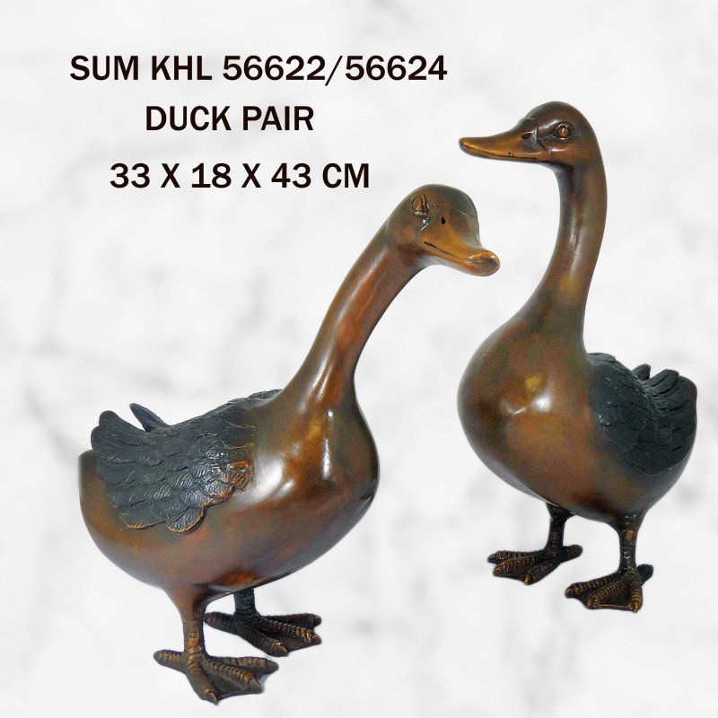 Pair of life size ducks