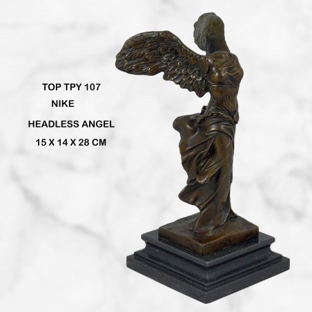 Grifo Cambiarse de ropa Eléctrico Nike Headless Angel Statue Figurine Bronze