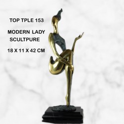Modern abstract female statue