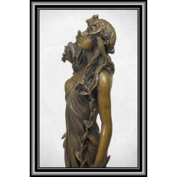 Lady mystical statue figurine bronze