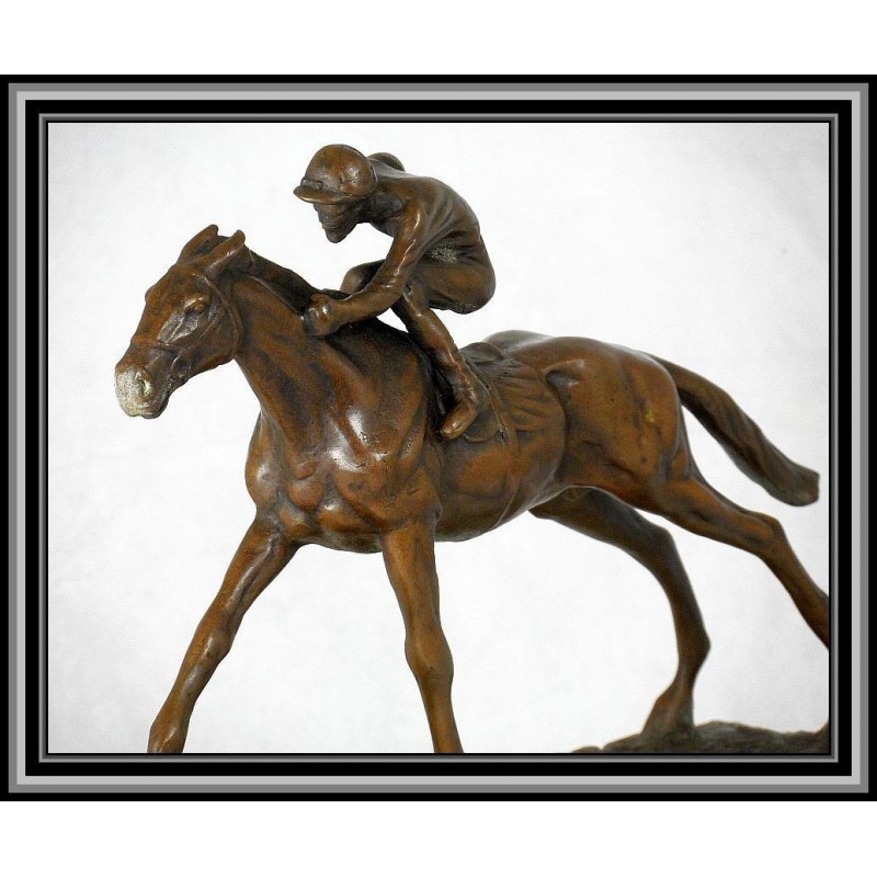 horse jockey figurine