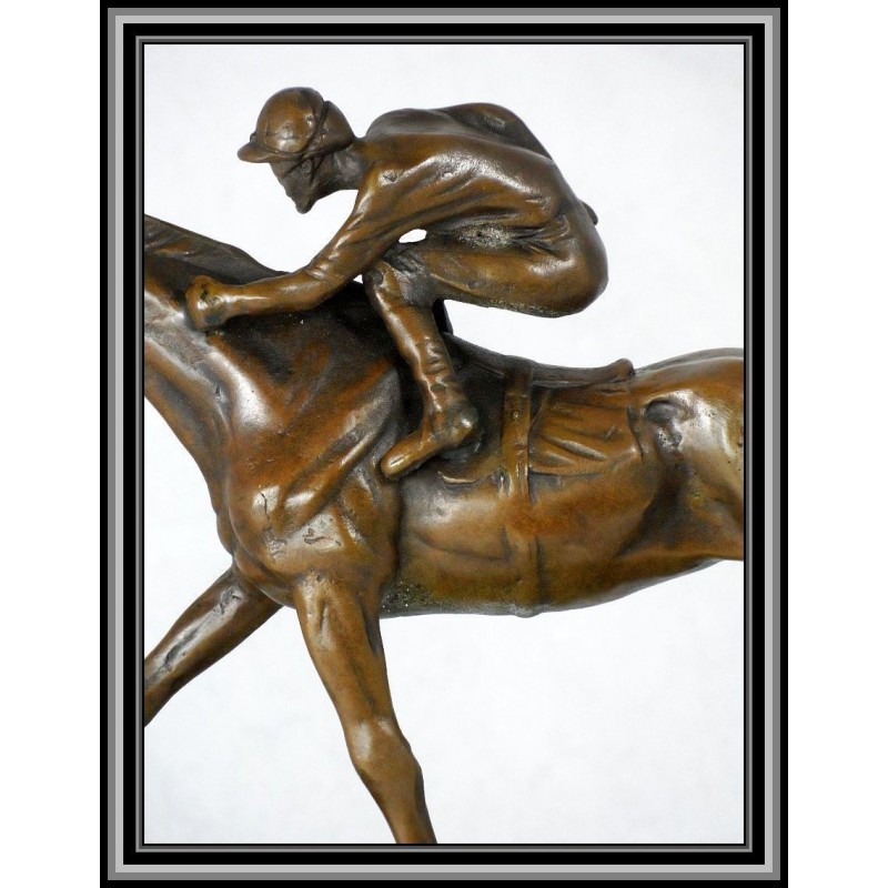 horse jockey figurine