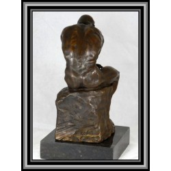Thinker Large Rodin Statue Figurine Bronze