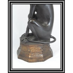 Greyhounds Pair Statues Bronze