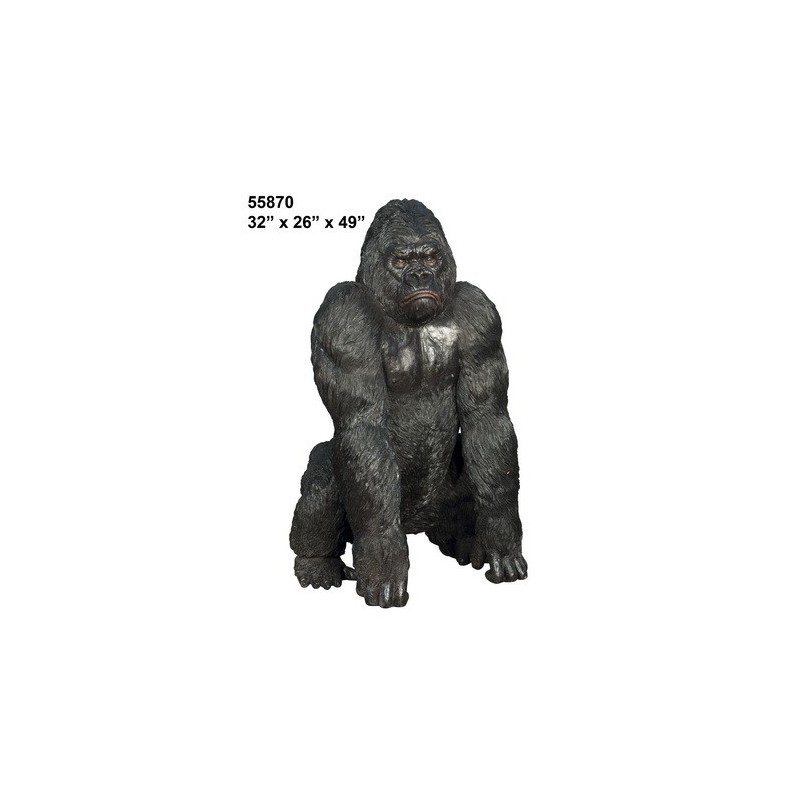 GORILLA STATUE LIFESIZE