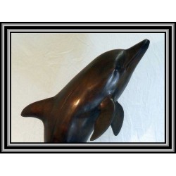 Dolphins Pair Water Feature Bronze