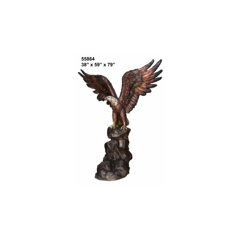 EAGLE OUTSTRETCHED WINGS STATUE