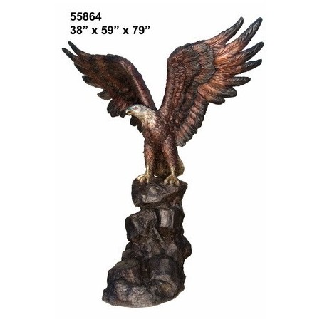 EAGLE OUTSTRETCHED WINGS STATUE