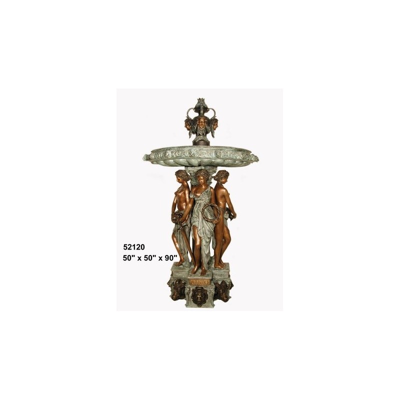 THREE LADY WATER FEATURE SINGLE TIER