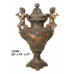 URN WITH CUPIDS